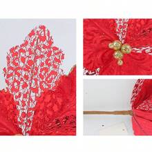 1 件圣诞闪光花卉装饰，DIY 空心插花配件，人造花卉展示，[部分零件随机，可能存在色差] - 彩色 - 查看 5