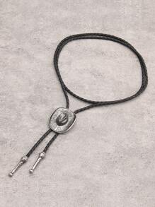 1 件復古嘻哈風格西方牛仔帽波浪邊緣雕刻花朵龐克項鍊男女通用,也可用作情侶禮物。包括 Polo 領編織皮革襯衫項鍊。 - 捲邊款 - 查看 4