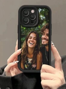 1pc Customized Photo Phone Case Compatible With Apple IPhone 16 Pro Max Model,Stylish,Colorful,Vintage,Cute,Contracted,Funny,Custom,Personalized,Unique,Customized,Ideal Gifts For Him,Ideal Gifts For Her,Boyfriend,Girlfriend,Family,Friends,Grandparents,Couple,For Anniversaries,For Birthdays