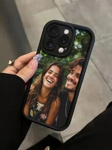 1pc Customized Photo Phone Case Compatible With Apple IPhone 16 Pro Max Model,Stylish,Colorful,Vintage,Cute,Contracted,Funny,Custom,Personalized,Unique,Customized,Ideal Gifts For Him,Ideal Gifts For Her,Boyfriend,Girlfriend,Family,Friends,Grandparents,Couple,For Anniversaries,For Birthdays