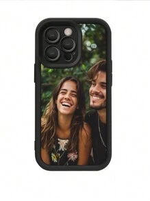 1pc Customized Photo Phone Case Compatible With Apple IPhone 16 Pro Max Model,Stylish,Colorful,Vintage,Cute,Contracted,Funny,Custom,Personalized,Unique,Customized,Ideal Gifts For Him,Ideal Gifts For Her,Boyfriend,Girlfriend,Family,Friends,Grandparents,Couple,For Anniversaries,For Birthdays