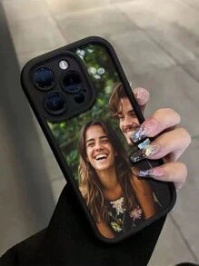 1pc Customized Photo Phone Case Compatible With Apple IPhone 16 Pro Max Model,Stylish,Colorful,Vintage,Cute,Contracted,Funny,Custom,Personalized,Unique,Customized,Ideal Gifts For Him,Ideal Gifts For Her,Boyfriend,Girlfriend,Family,Friends,Grandparents,Couple,For Anniversaries,For Birthdays