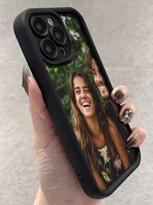 1pc Customized Photo Phone Case Compatible With Apple IPhone 16 Pro Max Model,Stylish,Colorful,Vintage,Cute,Contracted,Funny,Custom,Personalized,Unique,Customized,Ideal Gifts For Him,Ideal Gifts For Her,Boyfriend,Girlfriend,Family,Friends,Grandparents,Couple,For Anniversaries,For Birthdays