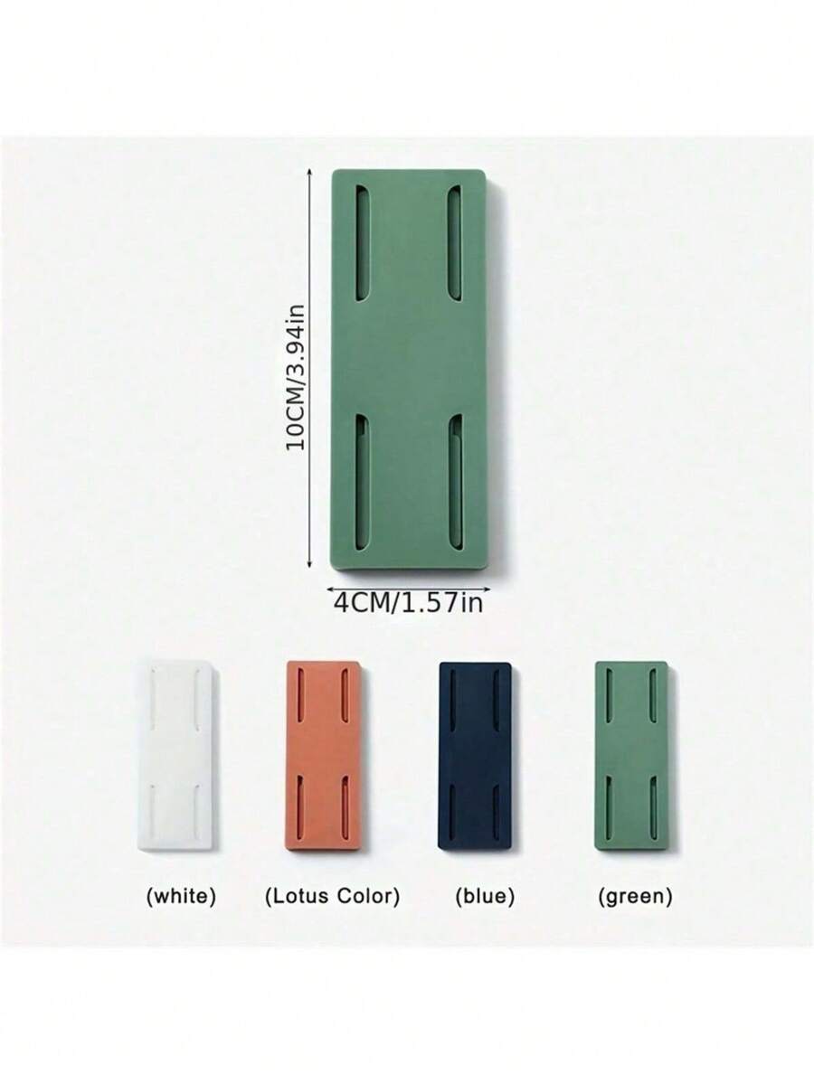 4 Packs NoDrill SelfAdhesive Socket Holder, Wall Mountable Power