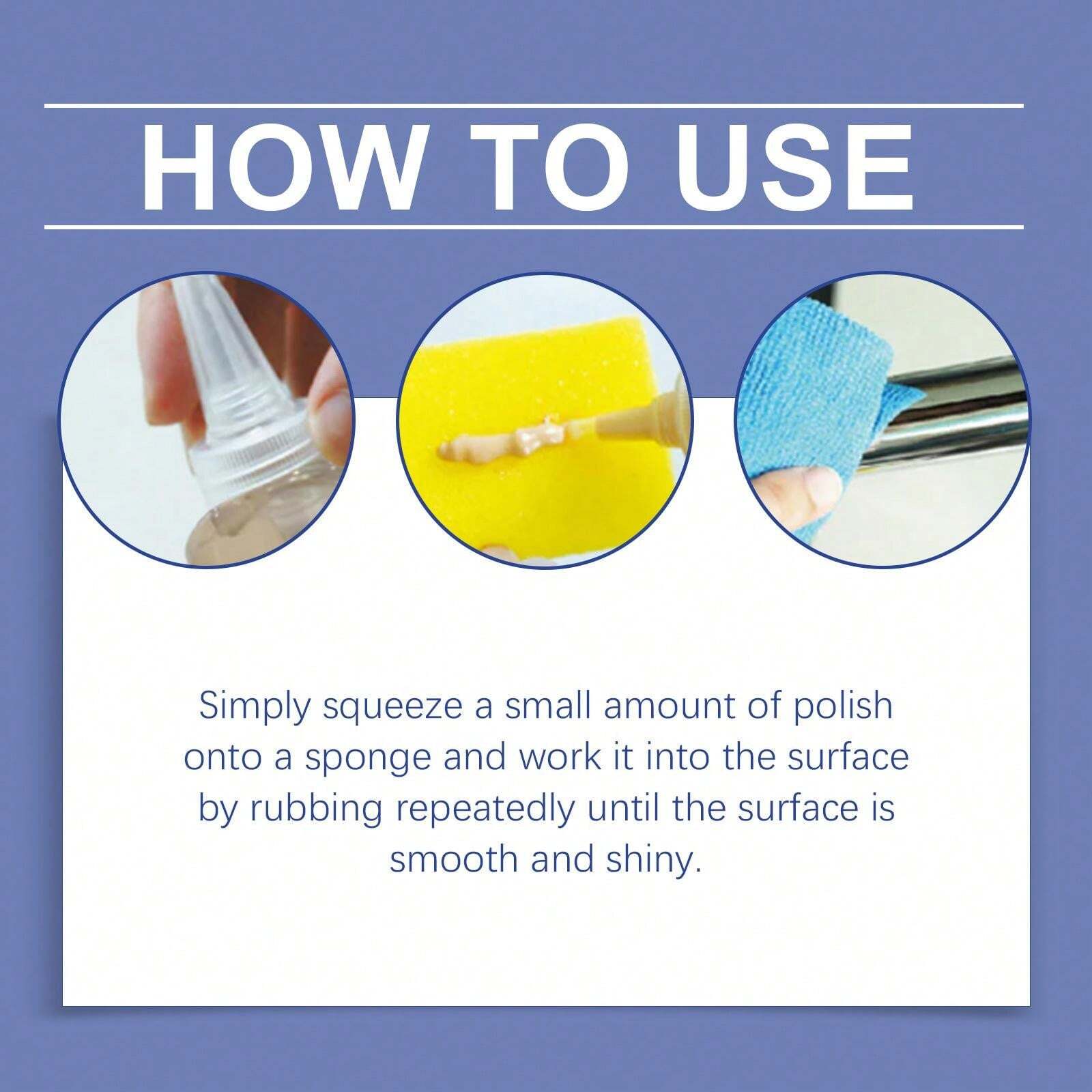 Stainless Steel Polish Cleaning Decontamination Stain Removal Polishing