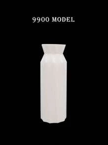 1pc Nordic Style White Vase, Plastic Vase With Creative Asymmetrical Shape, Suitable For Home Decor, Weddings, Parties, Holidays, Modern Desktop Decoration, Floral, Dried Flowers, Landscape Plants Rama Decoration Rama Gifts Birthday Graduation