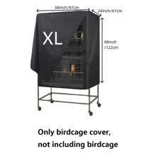 1pc Bird Cage Cover, Shaded & Breathable Cage Mosquito Net, Waterproof & Dustproof For Bird Cage At Night