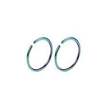 2Pcs 20G Unisex Thin Fake Septum Nose Ring Hoop,18G 16G Fashion G23 Titanium Hypoallergenic Labret Fake Lip Ring ﻿18K Gold Plated Cartilage Earrings Hoop Tragus Daith Helix Rook Conch Earring Women And Men Body Pierecing Jewelry