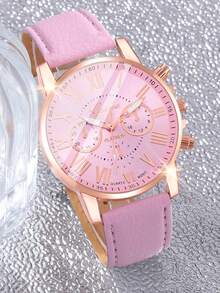 2 chiếc đồng hồ đeo tay thời trang và thanh lịch dành cho bé gái, đồng hồ thạch anh tiện lợi sang trọng nhẹ, vòng tay hình trái tim đẹp nhất, quà tặng tuyệt vời nhất cho bé gái, quà tặng Halloween, quà tặng Giáng sinh, mùa tựu trường - Hồng - Xem 4