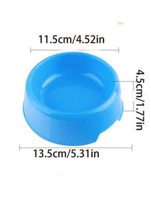 2 件装宠物用品批发塑料宠物碗狗猫食碗糖果色圆形 - 彩色 - 查看 2