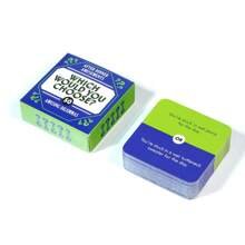 晚餐后的娱乐活动 50 个有趣的难题晚餐聚会对话纸牌游戏，游戏，棋盘游戏，纸牌游戏，棋盘游戏，成人纸牌游戏，塔罗牌 - 銀色 - 查看 4