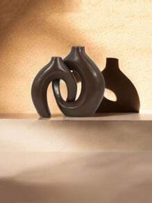 2 Stück/Set minimalistischer Kunsthandwerk Vase, Heimdekoration Accessoires geeignet für Wohnzimmer, Arbeitszimmer, Schlafzimmer, Feiertags-Party, Esszimmertisch, Blumenvase Heimdekoration Neujahrsgeschenk - Verschiedenfarbig - Übersicht 11