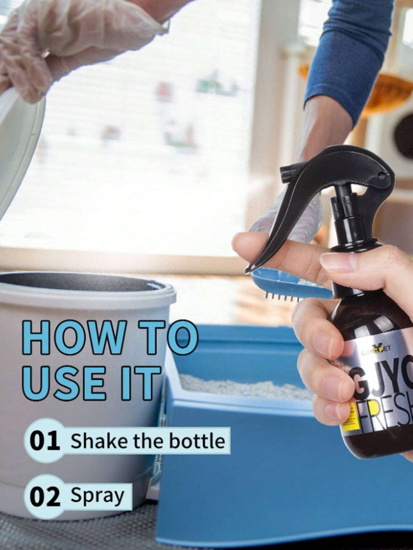 Pet Deodorant Spray For Dogs And Cats,Cat Litter And Dog Cage