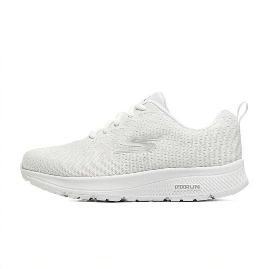 Skechers Women's Shoes White Daily Simple Cushioning Casual Shoes Sports Shoes Running Shoes - White - View 1