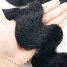 Body Wave Bulk Hair Extensions For Braiding Brazilian Remy Human Hair Braiding No Weft 2 Bundles/Pack 100g For Boho Knotless Braids Wholesale Hair Human Hair Bulk No Weft Natural Black - Natural Black - View 6