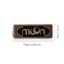 50 本小册子 Moon Mix 亚麻卷烟纸 - 77*44mm 黑金 - 查看 2