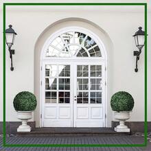 1 Quả bóng cây cảnh nhân tạo làm từ gỗ hoàng dương giả dùng để trang trí sân sau, ban công, vườn, tiệc cưới và trang trí nhà cửa - 1 cái - Xem 12