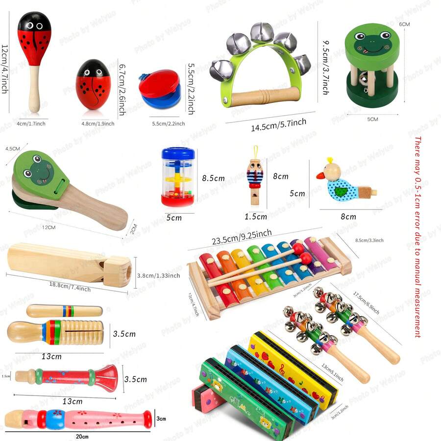 Kids Orff Instrument Collection Kindergarten Musical Toys Fine Motor