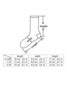 5 pares de calcetines de algodón transpirables de unicolor para bebé unisex, apropiados para todas las temporadas - Multicolor - View 6