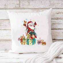 3 件/9 件圣诞节熨烫转印贴、可爱圣诞节熨烫补丁、乙烯基热转印贴纸，适用于衣服、包、枕套 DIY 装饰（格子风格） - 彩色 - 查看 7