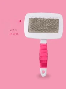 1pc Pet Grooming Brush Kit, Cat Slicker Brush, Deshedding Tool For Dogs - Multicolor - View 11