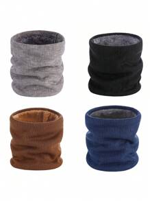 1pc Men's Autumn And Winter Cold-Resistant And Warm Neck Warmer, With Thermal Lined To Help Protect Against Harsh Outdoor Cold, A Warm Gift For Thanksgiving, Christmas, And New Year's