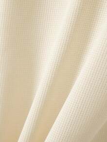 1pc Men's Fashion Stand Collar Pocket Sweatshirt, Light Weight, Suitable For Spring & Autumn - Khaki - View 5