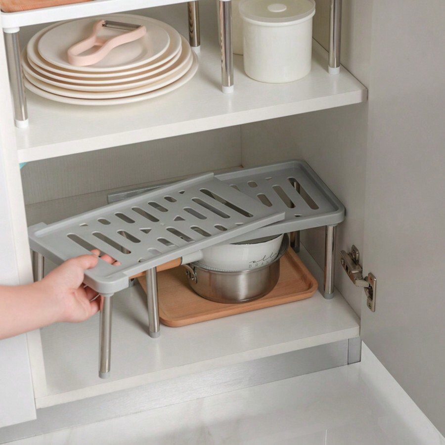 Kitchen Storage Expandable Organizer Shelf Kitchen Cupboard