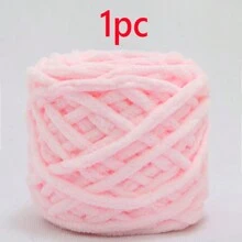 1/2/3/5 卷,约 90-100g/根冰条编织单股粗纱,适用于 DIY 围巾、包、拖鞋、玩偶、毛毯、靠垫、毛绒玩具(颜色随机) - 彩色 - 查看 23