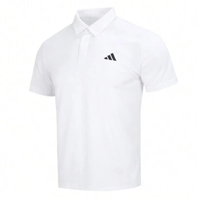 Adidas Men's Short-Sleeved T-Shirt FAB POLO Sportswear Running Training Fitness Comfortable Casual Tennis POLO Shirt HR8729