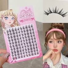 80 cụm lông mi đơn mỏng manh, cụm lông mi dày dặn kèm nhíp cần keo, nối mi tự làm cho vẻ ngoài mềm mại và tự nhiên, thích hợp sử dụng tại tiệm và tại nhà - L - Xem 9