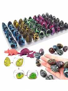 Random Assortment - Easter Dinosaur Eggs, Dinosaur Egg Toys That Hatch And Grow In Water, Easter Basket Science Kit, Novelty Toy, Easter Gift, Includes Various Color Dinosaur Eggs That Hatch & Grow - Multicolor - View 5