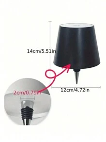 1pc Rechargeable Bottle Stopper Lamp, 3-Color Temperature & Dimmable, Touch Control, Suitable For Home, Restaurant, Bar, Tabletop Decor - Friend - View 4