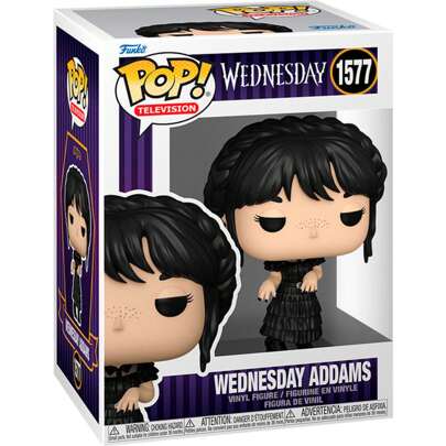  | Wednesday Addams Pop Figuur - Limited Edition Collectible Funko Pop - Funko Pop Gedetailleerd en realistisch ontwerp Wednesday Addams Pop Figuur - Funko Pop Ideaal als cadeau - Funko Pop Grote verscheidenheid aan karakters