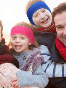 Kids Boys Girls Ear Warmers, Stretchy Ear Muffs For Autumn Winter, Suitable For 4-14 Years Old Children, Teens, Outdoor Sports Cold Weather Protection, Daily Wear, Holiday Gift - Multicolor - View 3