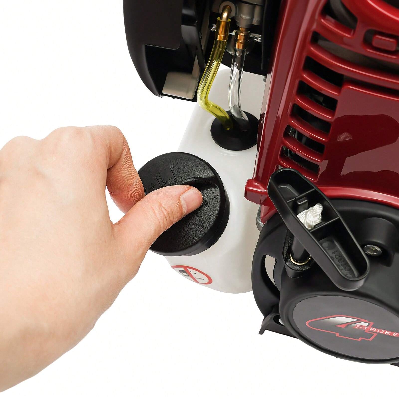 Handheld Sweeper Gas Power Broom Snow Sweeper Cleaner Adjustable Speed