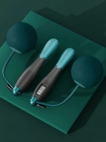 1 set Cuerda de saltar de acero para adultos con contador, equipo de fitness y accesorios de gimnasio