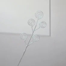 8 件糖果圈和叶子饰品，圣诞派对场景装饰，圣诞树装饰，大型店铺展示道具，夜市摊位装饰 - 彩色 - 查看 13