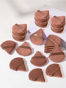 1/50pcs Makeup Sponge Set, Makeup Sponge, Makeup Sponge, Powder Puff, Soft & Skin-Friendly, With Storage Box, Suitable For Cream & Powder Cosmetics, Latex-Free, For Wet & Dry Foundation Use