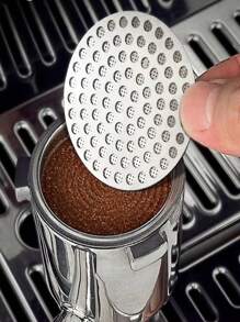 1pc,51mm/53mm/58mm, Thickened Double Layer Reusable Coffee Filter Screen Heat Mesh Screen Portafilter Barista Coffee Making Puck Screen For Portafilter Basket Espresso Accessories Back To School