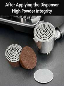 1pc,51mm/53mm/58mm, Thickened Double Layer Reusable Coffee Filter Screen Heat Mesh Screen Portafilter Barista Coffee Making Puck Screen For Portafilter Basket Espresso Accessories Back To School