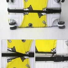 Luggage Cover Travel Case Cover For 18 To 32 Inch Luggage Protector Cases For Outdoor Travel Business Fashion Graphic Pattern For Men Women Travel Accessories Polyester Suitcase Elastic Dust Covers Student Back To School Stuff Travel Essentials Workout Camping Holiday Essentials Vacation Cruise Suitcase Cover Bag For School School Accessories