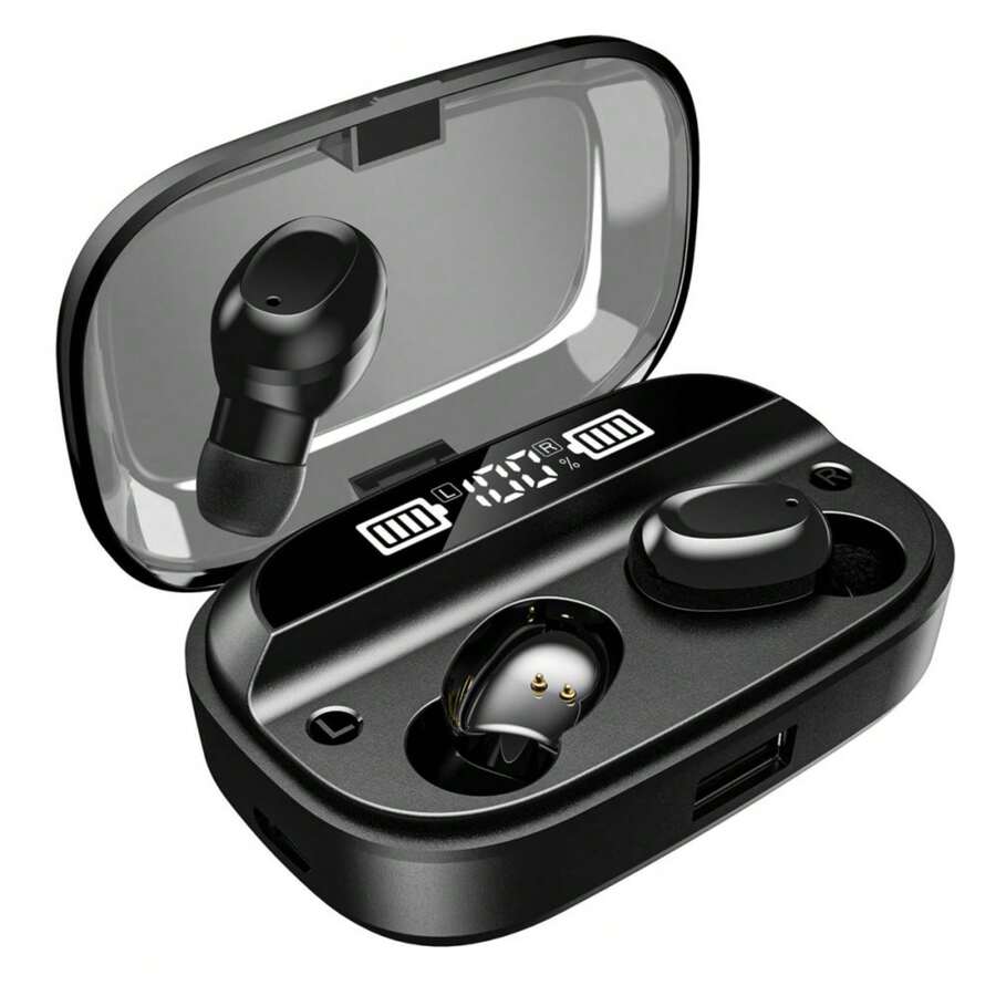 Bluetooth Headset Wireless Headset IPX7 Waterproof Headset Digital