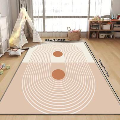 A Modern Style Carpet, Soft, Non-Slip, Machine Washable, Water-Absorbent, Dirt-Resistant, Home Decoration, Very Suitable For Living Room, Bedroom Room And Doorway Decoration.