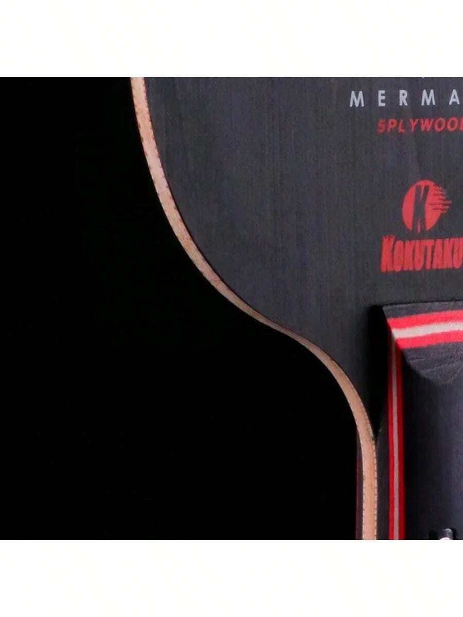 KOKUTAKU MERMAID BLACK WOOD Table Tennis Blade Racket 5 Ply Wood Loop