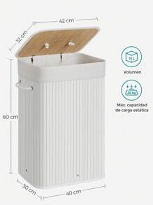 Laundry Baskets - trắng - Xem 5