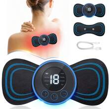 Smart EMS Mini Cervical Massage Patch Convenient Massager Home Electric Meridians Pulse Shoulder And Neck Massager - Multicolor - View 3