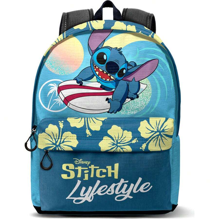 Lilo Y Stitch Stitch 44cm Lifestyle Backpack - Adaptable, Modern, And Durable | Multi-Compartment Laptop Backpack, Bookbag, And Large Size - Ideal For Everyday Use And Travel - 彩色 - 查看 1