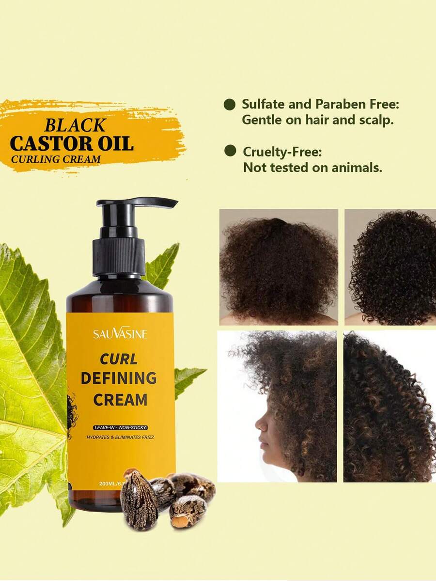 LANTHOME Curl Defining Cream Effortless Curl Control, Frizz