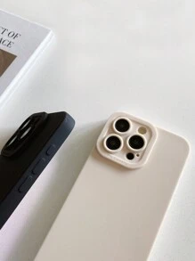 Bộ 3 ốp lưng điện thoại Dopamine trơn màu - Đen/Trắng/Hồng, có bảo vệ camera, tương thích với iPhone & Galaxy, chống nước, chống sốc, chống rơi vỡ và chống trầy xước. - Nhiều màu - Xem 6